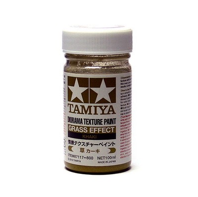 TAMIYA Model Paints & Finishes Diorama Texture Paint Grass Effect Khaki 87117
