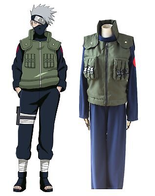 Naruto Cosplay Hatake Kakashi Costume New