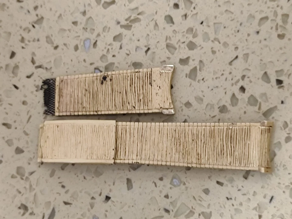 1960s Kreisler USA Premium 10k Gold-Filled  Vintage Watch Band 18mm  Parts - Image 3 of 4