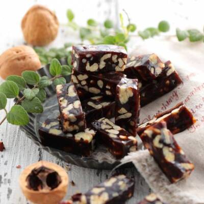 Cherry Grandfather Walnut & Date Cake Vegan Halal Made In Taiwan