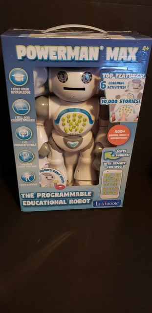 Lexibook Powerman Max Educational /& Programmable Robot Toy Rob80en for sale online