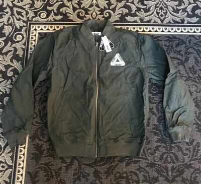 palace bomber jacket black