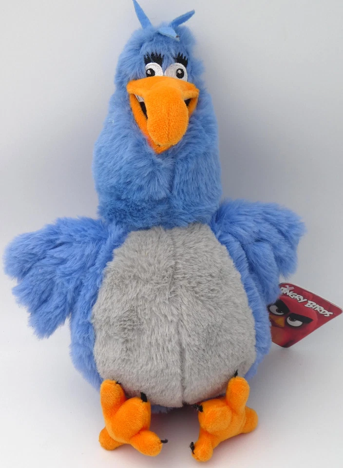 WL WHITEHOUSE LEISURE INTERNATIONAL LTD Angry Birds Film Plüschfigur Blue 28 cm, Plüschtier