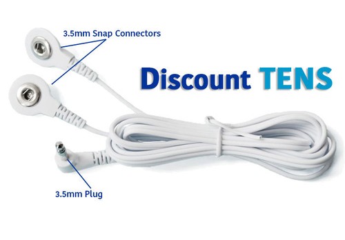 TENS Lead Wires - Two Snap Connectors -  Quantity: 2 - Bild 3 von 5