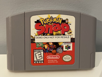 Pokémon Snap (Nintendo 64, 1999) Demo Only Version