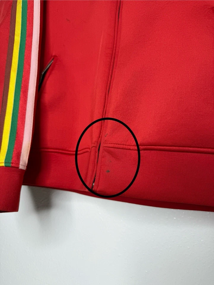 Sandro Paris Women's Striped Zip Bomber Jacket Sz 1 *Flaw Foto 3 de 4