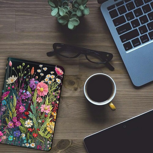 Case for 6.8" Kindle Paperwhite 11th Gen 2021 Floral Adjustable Stand Protective - Picture 8 of 8