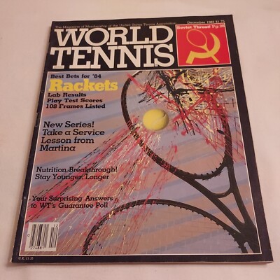 1983 December, WORLD TENNIS Magazine, Best Bets For '84 (MH415) 