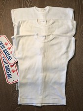 Petit Bateau 6 mo T Shirts New Old Stock Baby Retro Traditional France NWT white