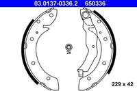 ATE 03.0137-0336.2 Bremsbackensatz FüR Renault