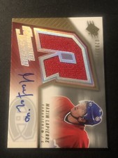 2005-06 SPx Rookie Jersey /1999 Maxim Lapierre #233 Rookie Auto RC