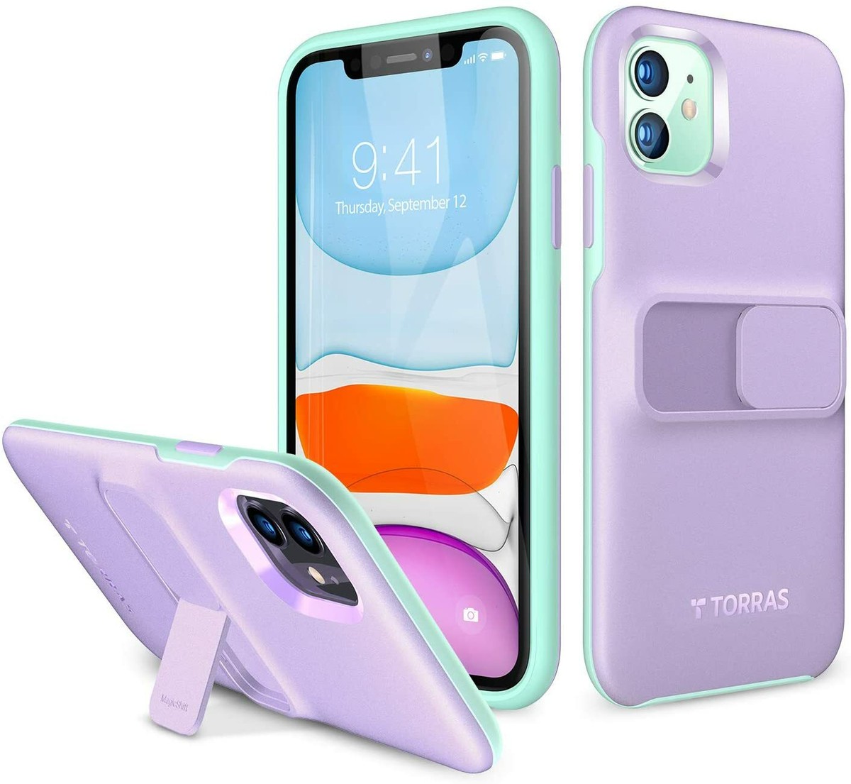 Torras MagiCase iPhone 11 Matte Black 10x Military Grade Kickstand