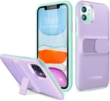 Torras MagiCase iPhone 11 Matte Black 10x Military Grade Kickstand Heavy Duty Ca