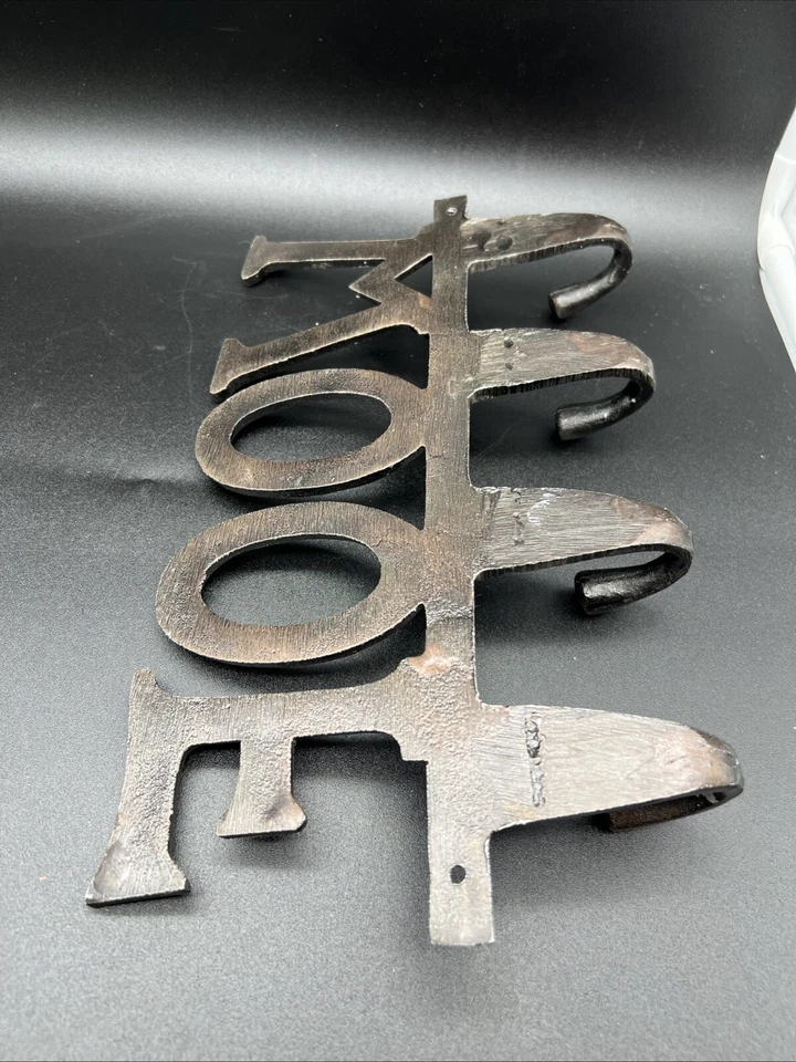 Woof Handcrafted Metal Wall Hanging For Keys Leashes And Accessories - Image 4 of 4