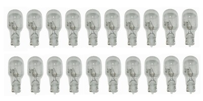 (Pack of 20) 921 Light Bulbs Auto Car Miniature Replacement Lamp 12v T5 Lot