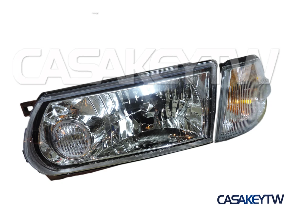 1991~92~1993~94 faros transparentes luces de esquina para Nissan B13 Sentra Tsuru Foto 3 de 4