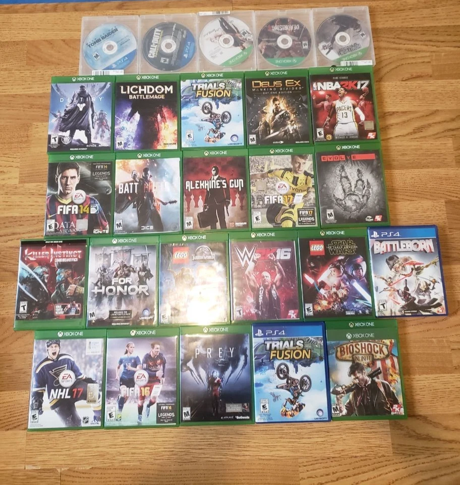 Lot of 28 Xbox One-PS4-PS3 Games — All Tested & Working - Image 3 of 4