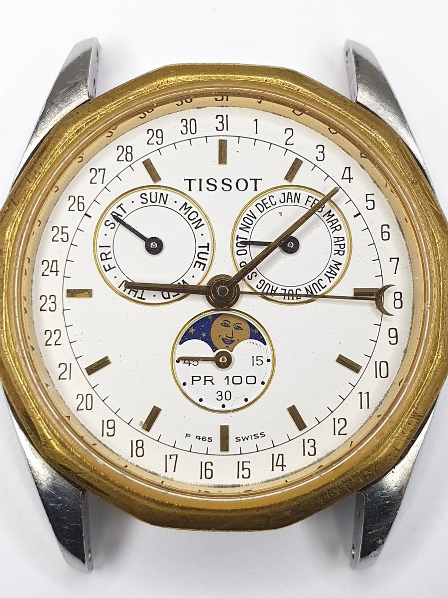 Tissot Triple Calendar Moonphase P 365/465 - 34mm - Quartz | eBay