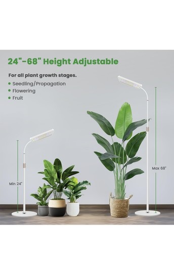 Floor Grow Lights für Zimmerpflanzen, 153 LED Vollspektrum Pflanzenleuchte - Bild 3 von 7