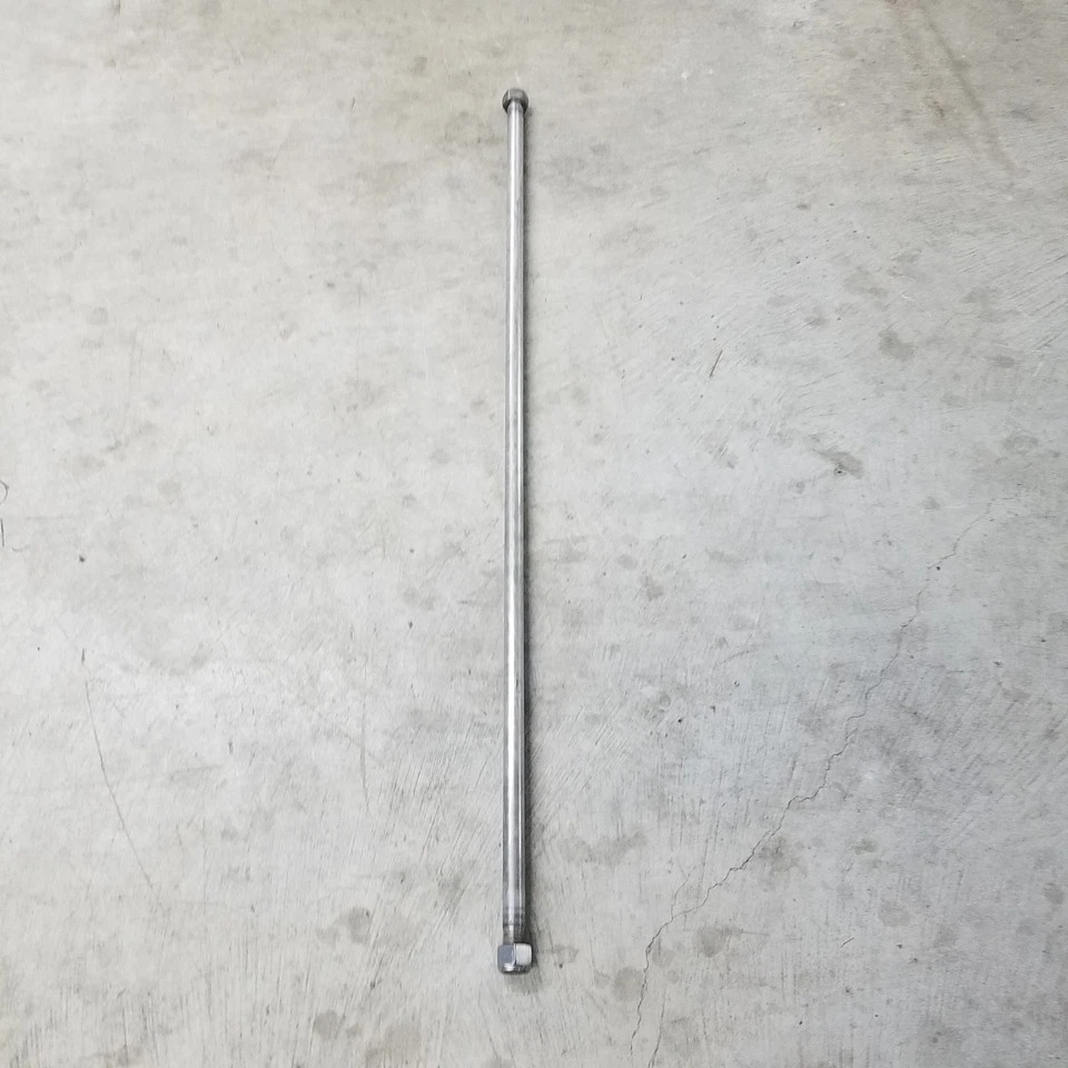 52" Length x 1" Diameter Stainless Steel Rod, One Side 1-1/2" Thread Length - Image 4 of 4
