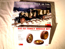 FREE Wheel Set w/ 1/35 Miniart Soviet GAZ AA ...