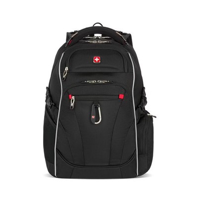 SWISSGEAR Scan Smart TSA Laptop 17.5'' Backpack - Black: College Softside Bag
