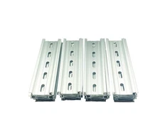 T&G 20 Pieces 5" DIN Rail Slotted Aluminum RoHS 5 Inches Long 35mm Wide 7.5mm