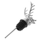 Deer Head Shaped Metal Pour Spouts Bottle Pourers with Tapered Spout Animal