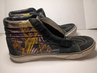 Vans x Iron Maiden Killers Shoes Sneakers 2007  Rare Mens Size 12 / Womens 13.5