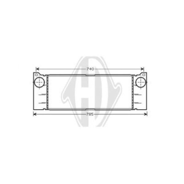 LadeluftküHler FüR Mercedes-Benz Vito Bus W639 Viano Vito/Mixto Kasten-image