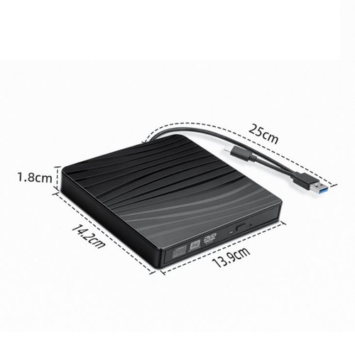 USB 3.0 Type-C DVD External Optical Drives Enclosure Case for Laptop Notebook - Bild 10 von 10
