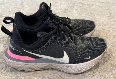 Nike Infinity React 3 Road Running Black Shoes Tennis 10.5 Cobalt DZ3014-001