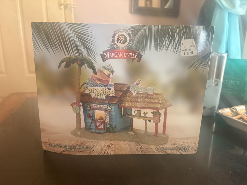 Department 56 Margaritaville Paradise Grill Jimmy Buffet Island Lifestyle New