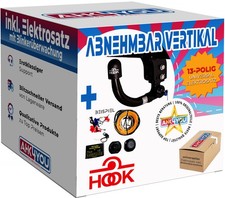 HOOK AHK für Dacia Duster III ab 24 vert. abnehmbar + 13-pol ES ABE