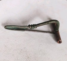 Rare Grande Fibule Romaine bronze 4,5 cm Complète 