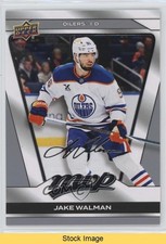 2025-26 Upper Deck MVP Silver Script Jake Walman #48 READ 1t6c