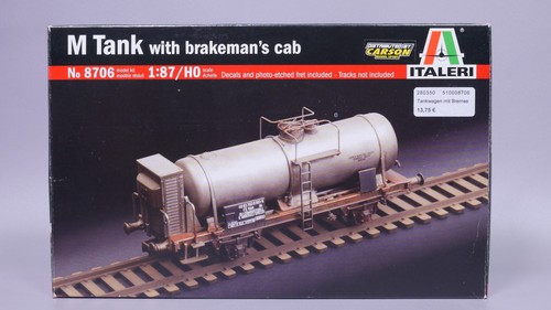 H0 DC Italeri 8706 Bausatz Kesselwagen mit Bremserhaus FS OVP #ST_212 | Condition: Gebraucht