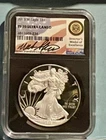 2018 W Eagle S$1 PF 70 Ultra Cameo NGC Authentic Hand Signed by Miles Standish