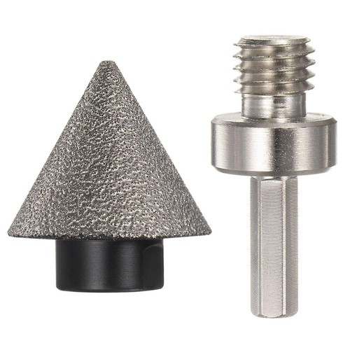Diamond Beveling Chamfer Bits 1.5 Dia 5/8-11 Thread Cone Bit With ...