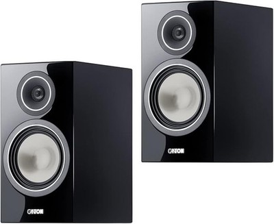 CANTON CHRONO SL 536.2 Bookshelf Speakers Pair Black with stands