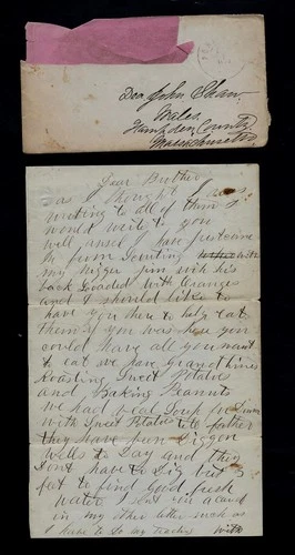 CIVIL WAR LETTER - 3rd NH Infantry - Negro Workers in Port Royal, South Carolina