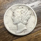 1938 MERCURY SILVER DIME ACTUAL Coin Get Today & Save & Fill Your Collection