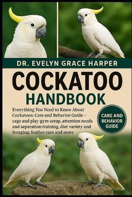 Cockatoo Handbook: Everything You Need to Know, Care and Behavior Guide - cage a