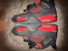 Size 5Y- Jordan 4 Retro Mid Red Thunder