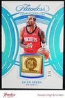 2024-25 Panini Flawless Championship Jalen Green GAME USED TAG PATCH 3/5 Rockets