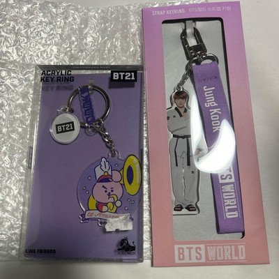 BT21 Keychains & BTS WORLD Jungkook acrylic Keychain