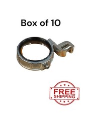 10x BRIDGEPORT INSULATED GROUND BUSHING 2" 386-DC Box Of 10