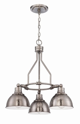 Craftmade Lighting 35923-AN Timarron - Three Light Chandelier - 22 inches wide