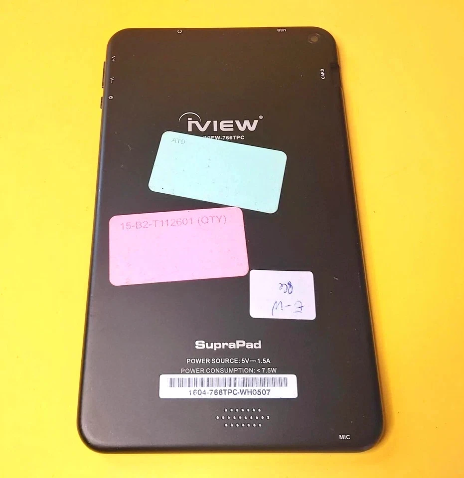 🔥iVIEW 766TPC TABLET IVIEW-766TPC 7" OLD ANDROID 5.5.1 QUAD-CORE 8GB WIFI🔥 - Image 3 of 4