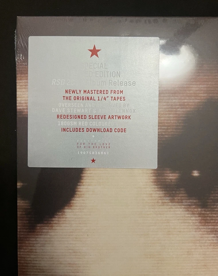 Eurythmics 1984 Soundtrack Red Colored Vinyl LP RSD NEW - Image 4 of 4